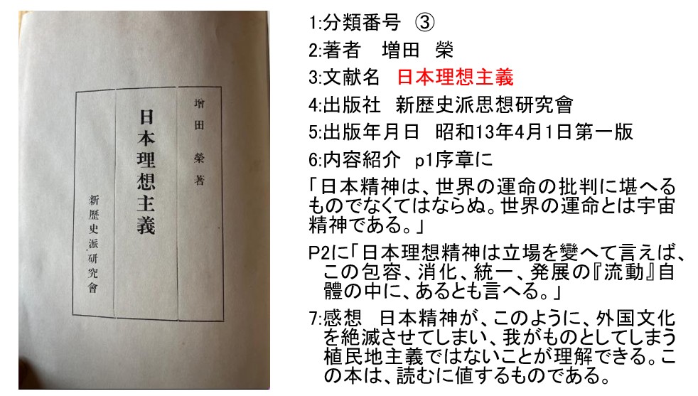 『日本理想主義』の書影と書誌情報